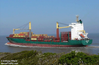 23.287 dwt container ship built in 2004 by Wenchong Shipyard in Guangzhou, China. Manager: Laeisz Reederei Flag: Liberia AIS Type: Cargo ship Ownership: 10% Fixed for 5-7 months with CMA CGM with commencement 27th August at USD 9.900 gross per day.