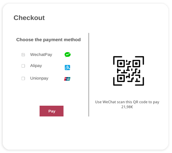 WeChat Pay QR code