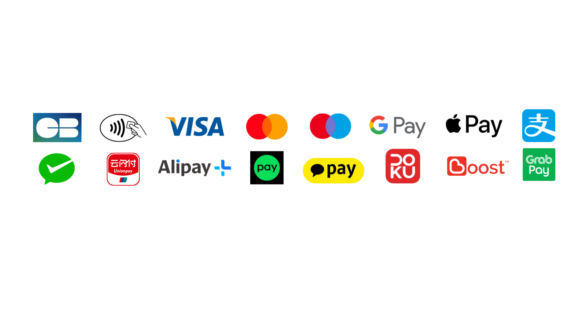 Payment methods supported by our pos terminal