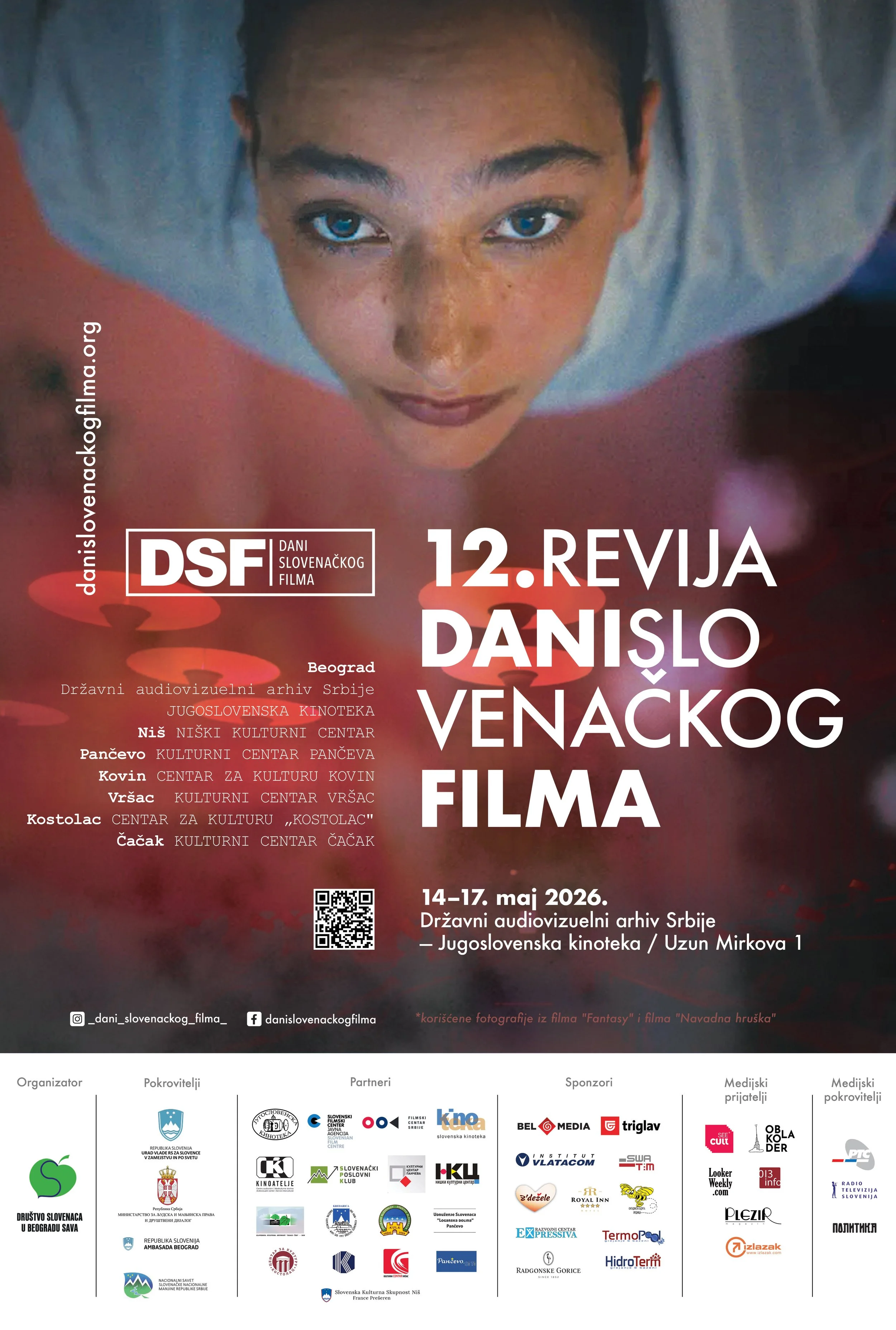 Revija Dani Slovenačkog filma 14-17. maja 2026. godine u Jugoslovenskoj kinoteci
