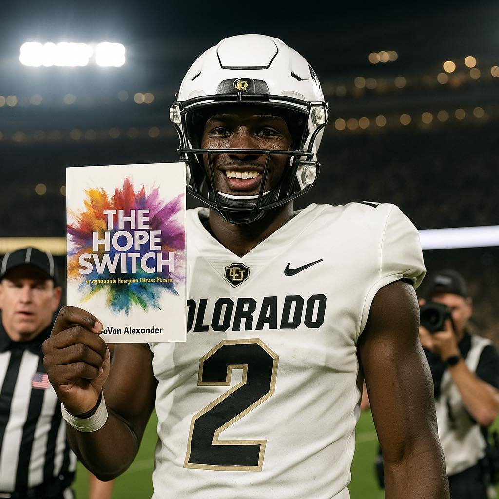 “After a tough weekend of not hearing my name called in the draft, I needed something to lift my spirit. The Hope Switch reminded me that setbacks don’t define me — hope does. This book fired me up to keep believing, keep working, a