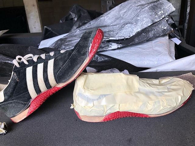 Mad scientist experiments. Hey @adidas how about a sponsorship?  #spraylining #madscientist #whoknows