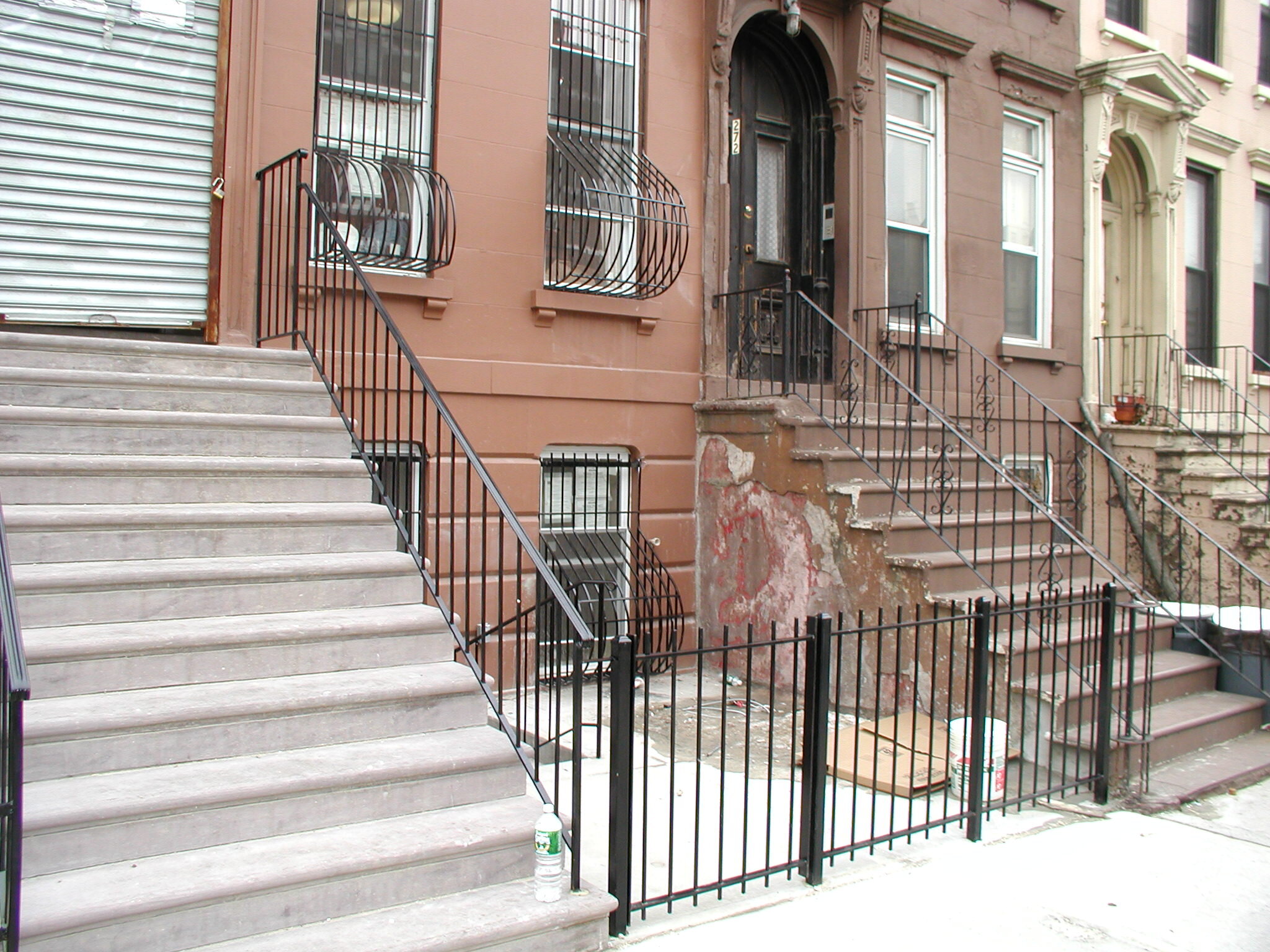 Steel railing