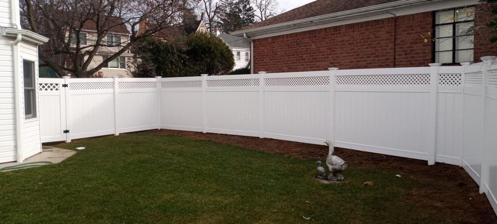 White railing