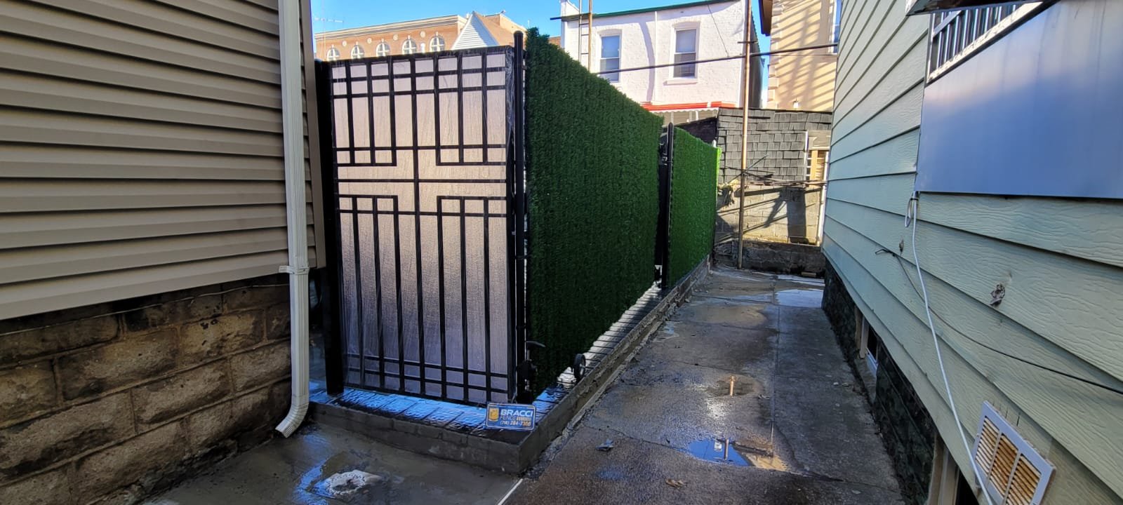 steel door gate