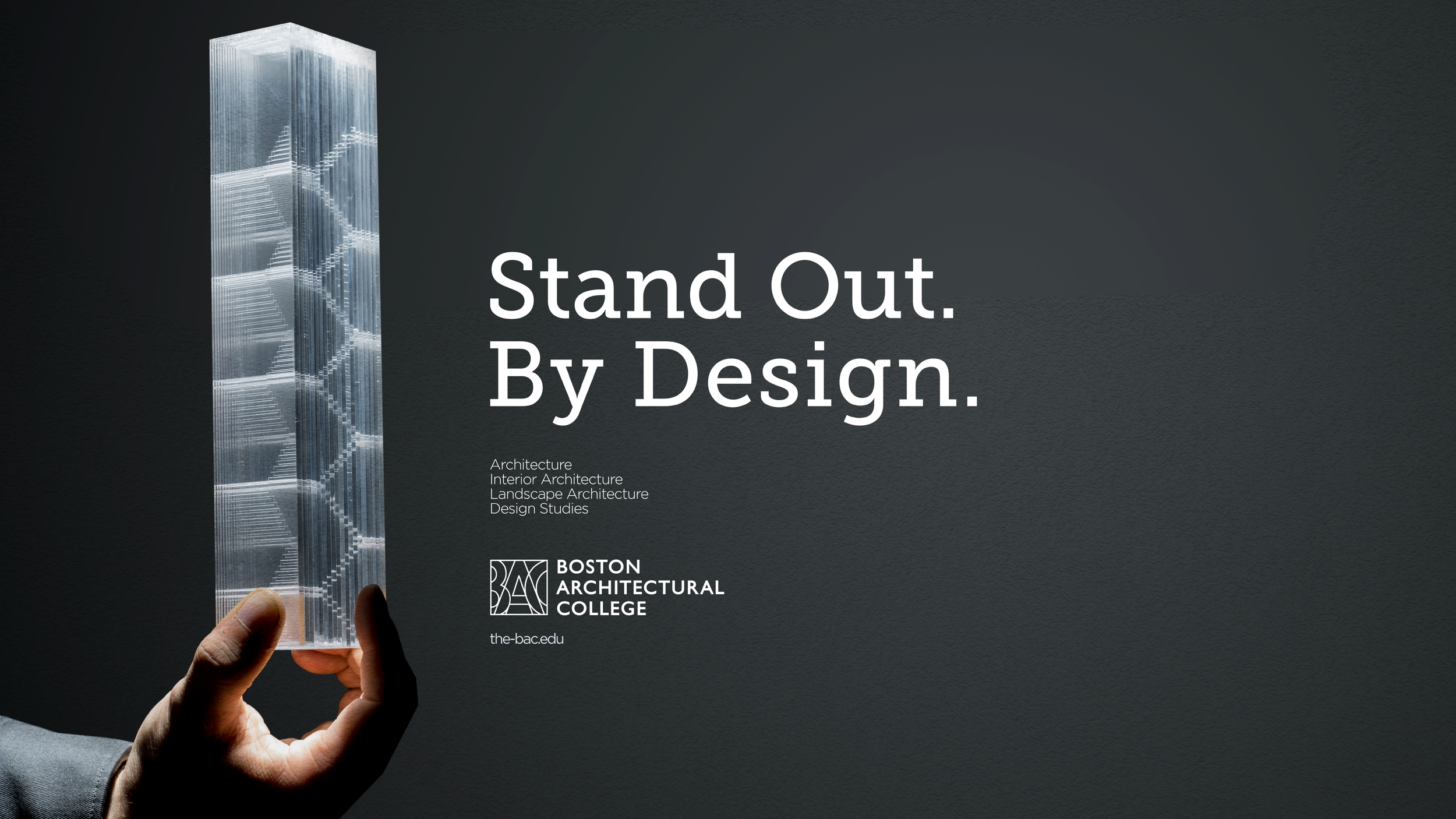 Stand Out. By Design. campaign