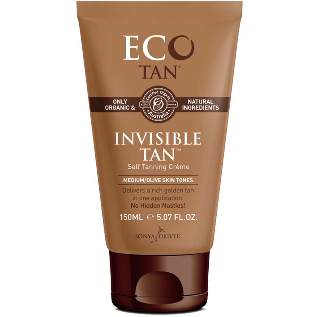 Eco Tan Invisible Self Tanner available at The Choosy Chick
