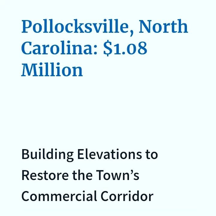 Two years, two successful BRIC applications!!! The CDDL's Floodprint efforts have assisted the Town of Pollocksville (pop. &lt;300) in their selection by @fema within the recent cohort. Only 53 of 788 proposals were selected as part of the nationwide