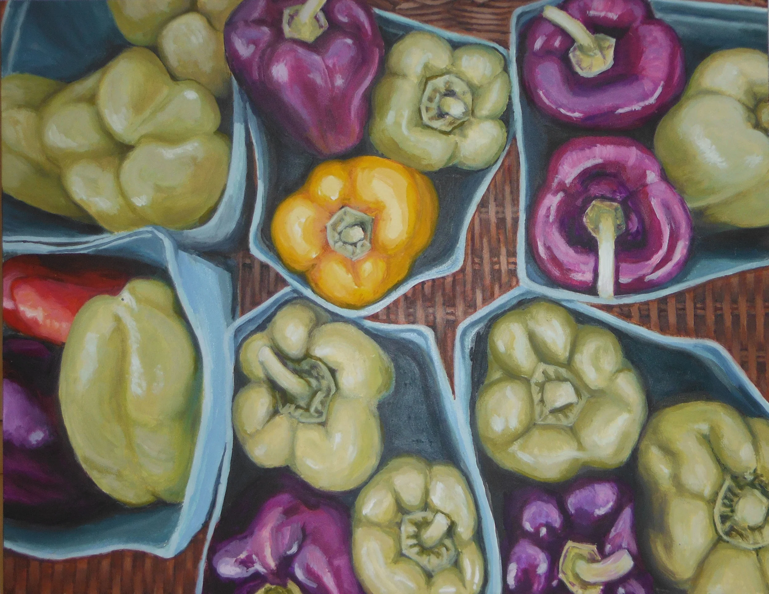 Cubed Peppers
