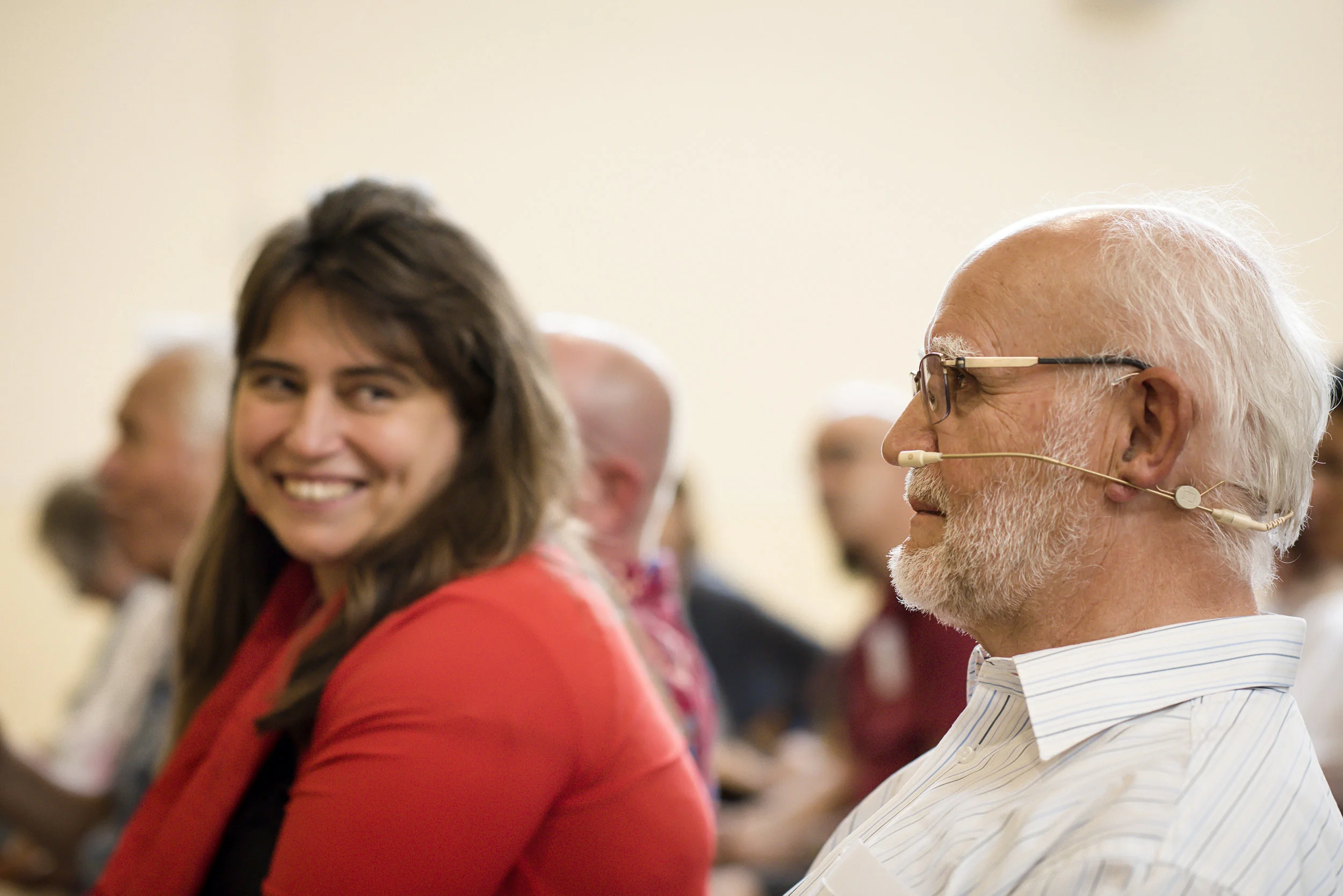 (v.l.n.r.) Julia Andersch, Prof. Dr. Dr. h.c. Friedrich Glasl