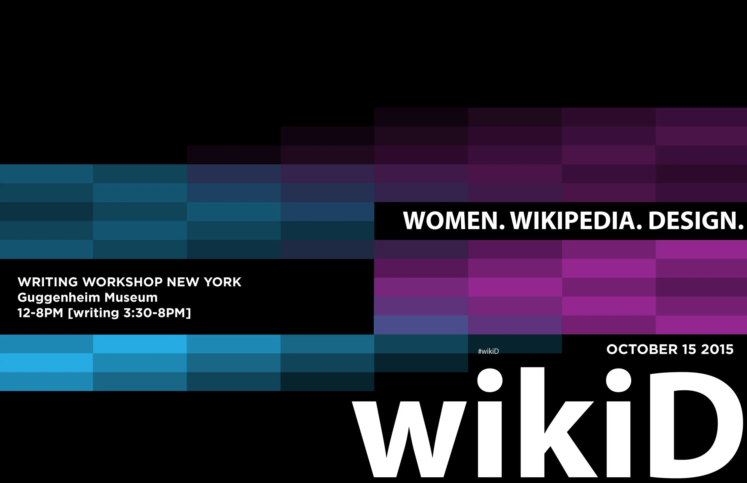 Come to our 2nd wikid writing event