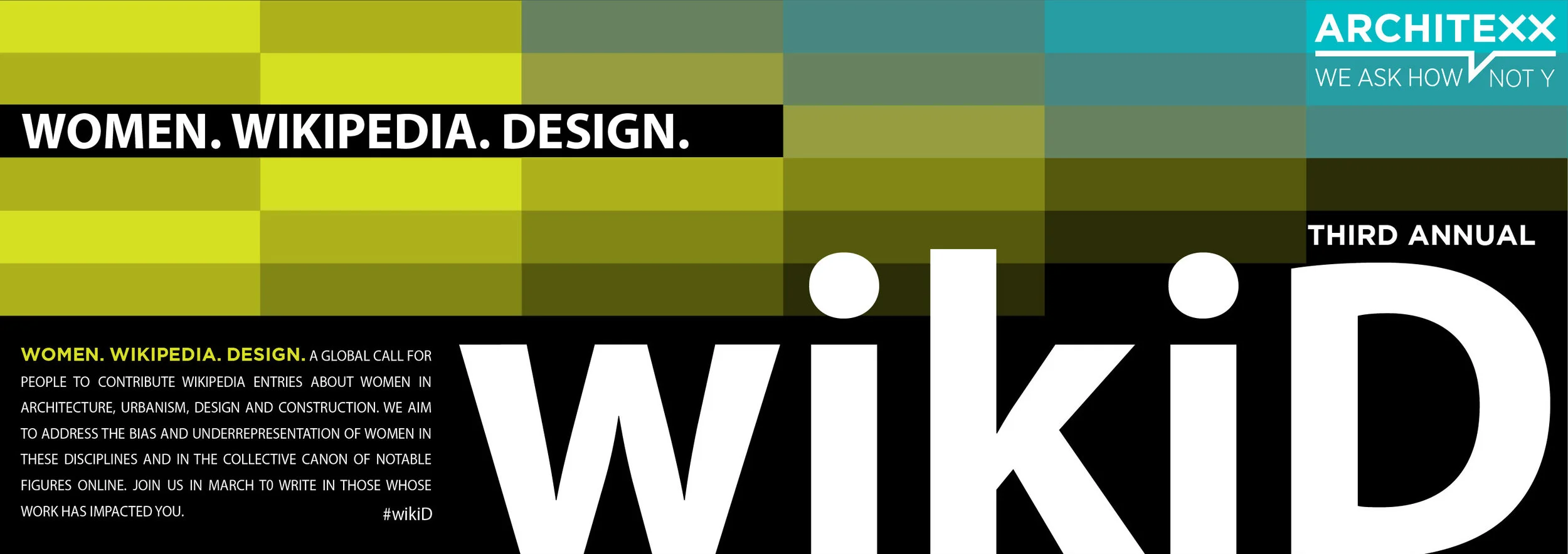 3rd annual: women. wikipedia. design. #wikid