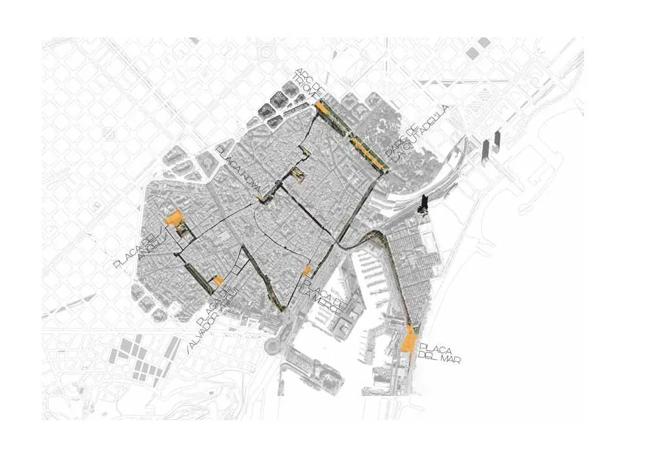 Barcelona ReSet:  Urban public installations August-September 2014  