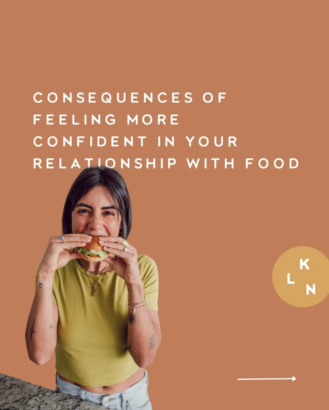 i started to title this the unintended consequences of a more confident relationship with food but&hellip; these are exactly what is intended.⁣
⁣
to live a life where we&rsquo;re not hyper-focused on food and our eating choices every moment of the da
