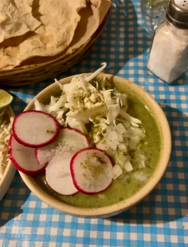 High Protein Chicken Crockpot Pozole