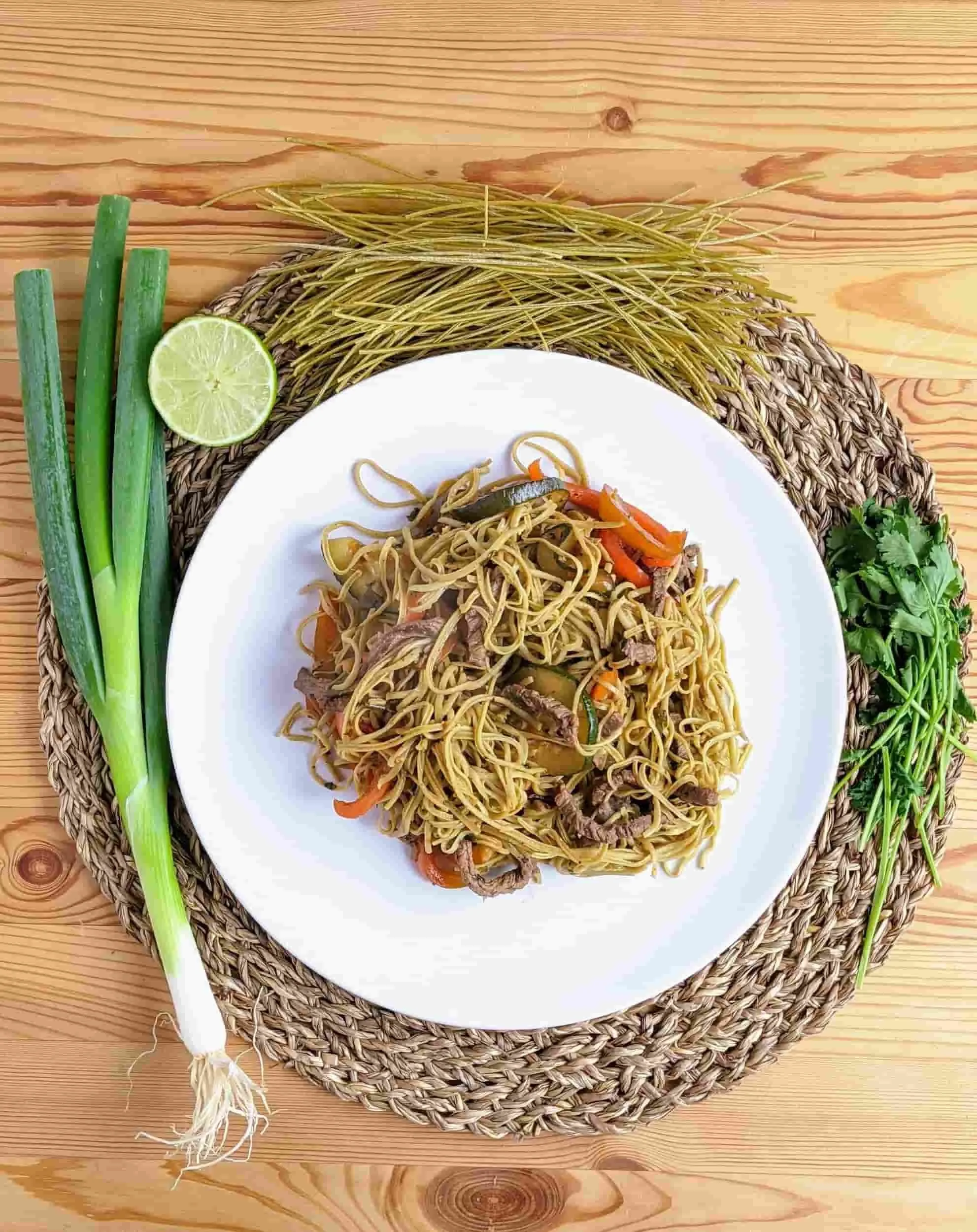 High Protein Plant-Based Peanut Noodle Bowl Recipe​