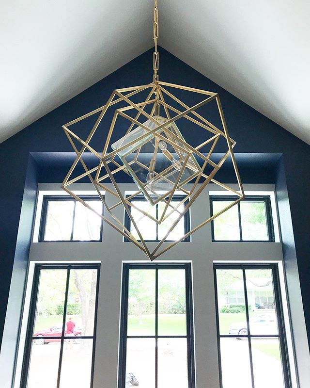 Awesome dining fixture just installed at our Buxhill project. Makes a great statement upon entry to the home!