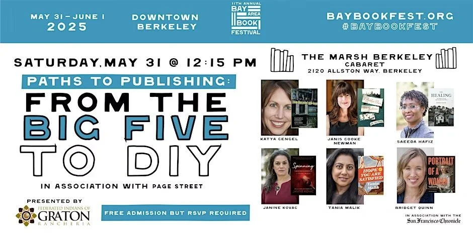 Bay Area Book Fesstival: Paths to Publishing from the Big 5 to DIY