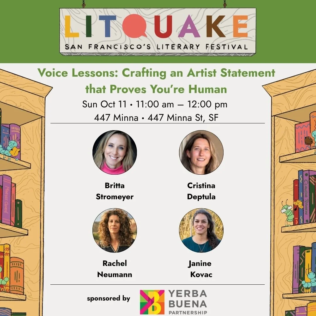 Voice Lessons: Crafting an Artist Statement that Proves You're Human