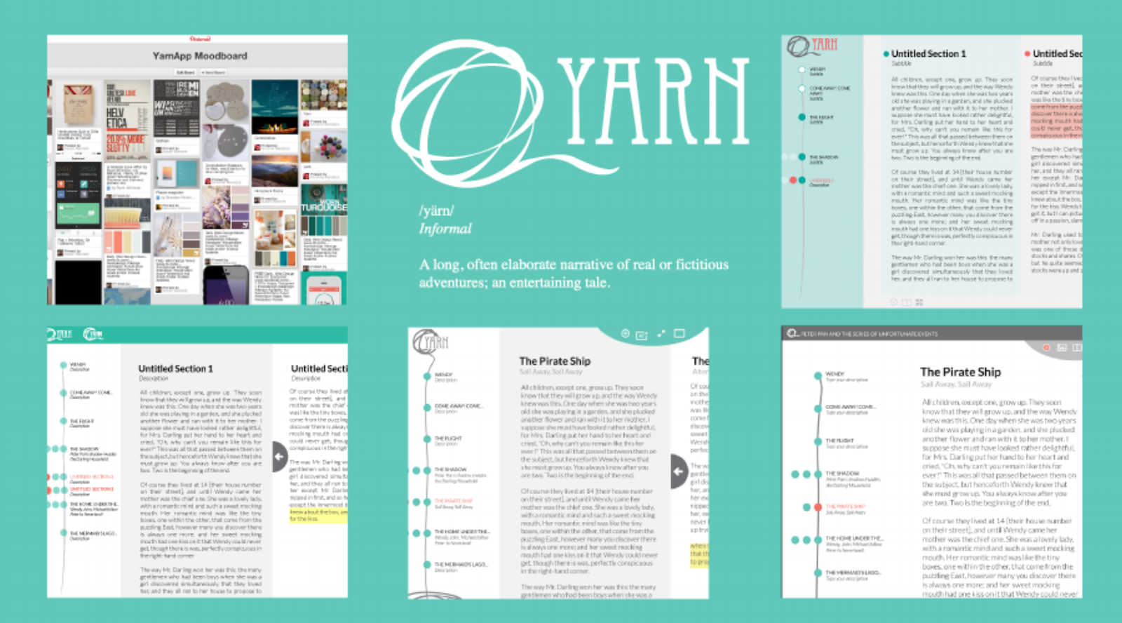 evolution of yarn's UI