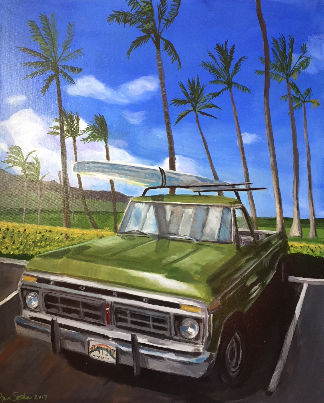 Maui Truck 24"x30"