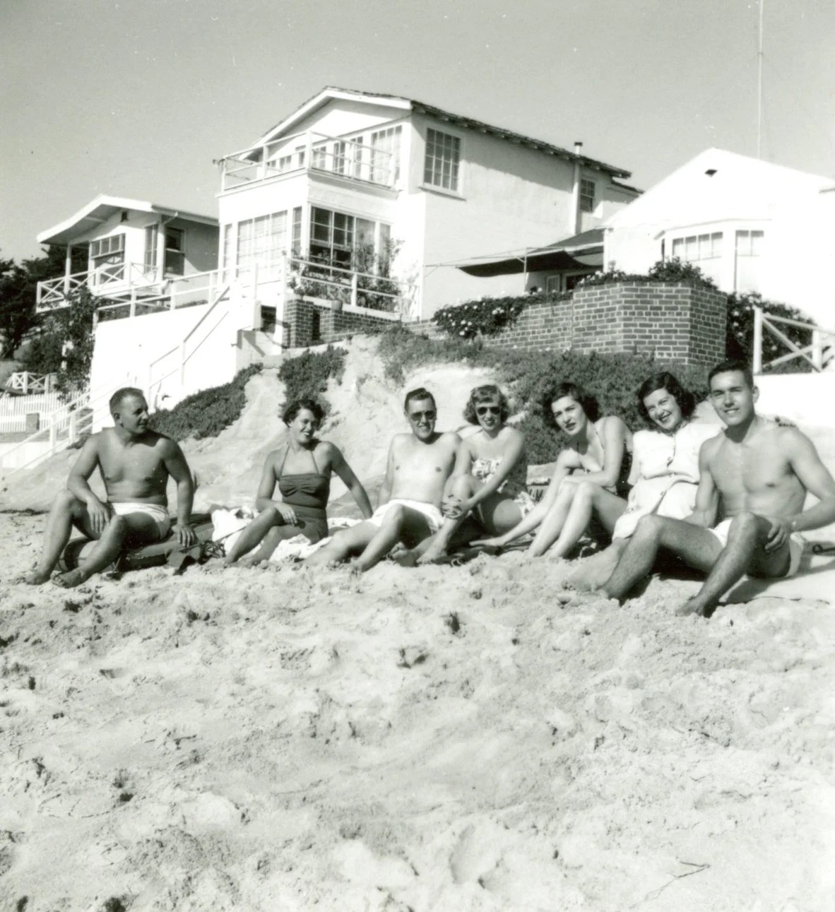 Air Force 1950, George, Brenda, Jim, Grace, Mary, Phyllis, John.jpg