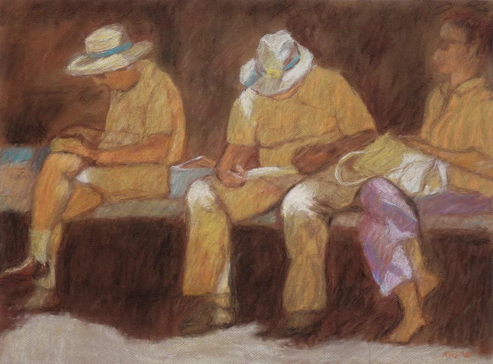 Drawing - pastel after Sally Strand
