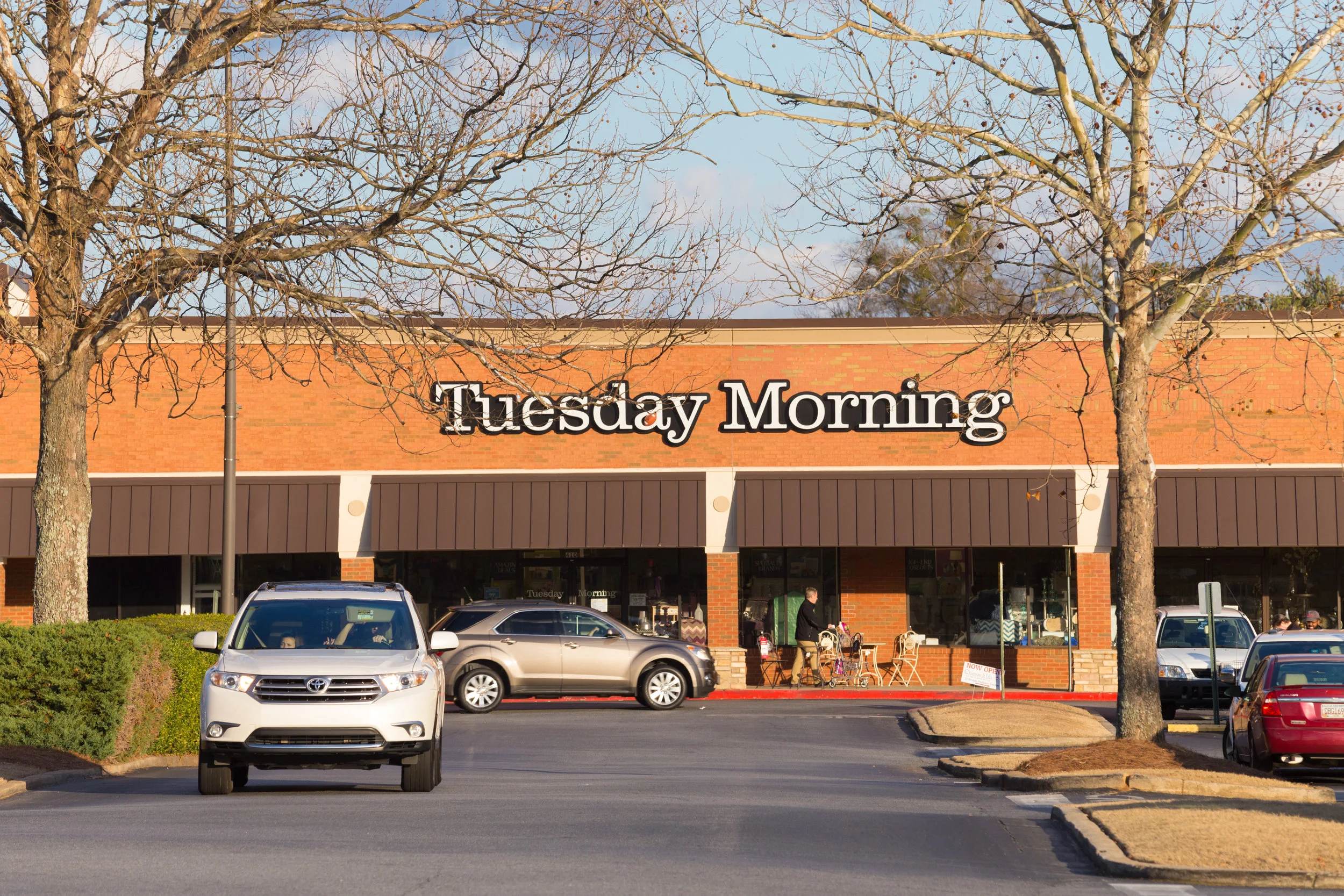 The exterior storefront of Tuesday Morning at Parkaire Landing