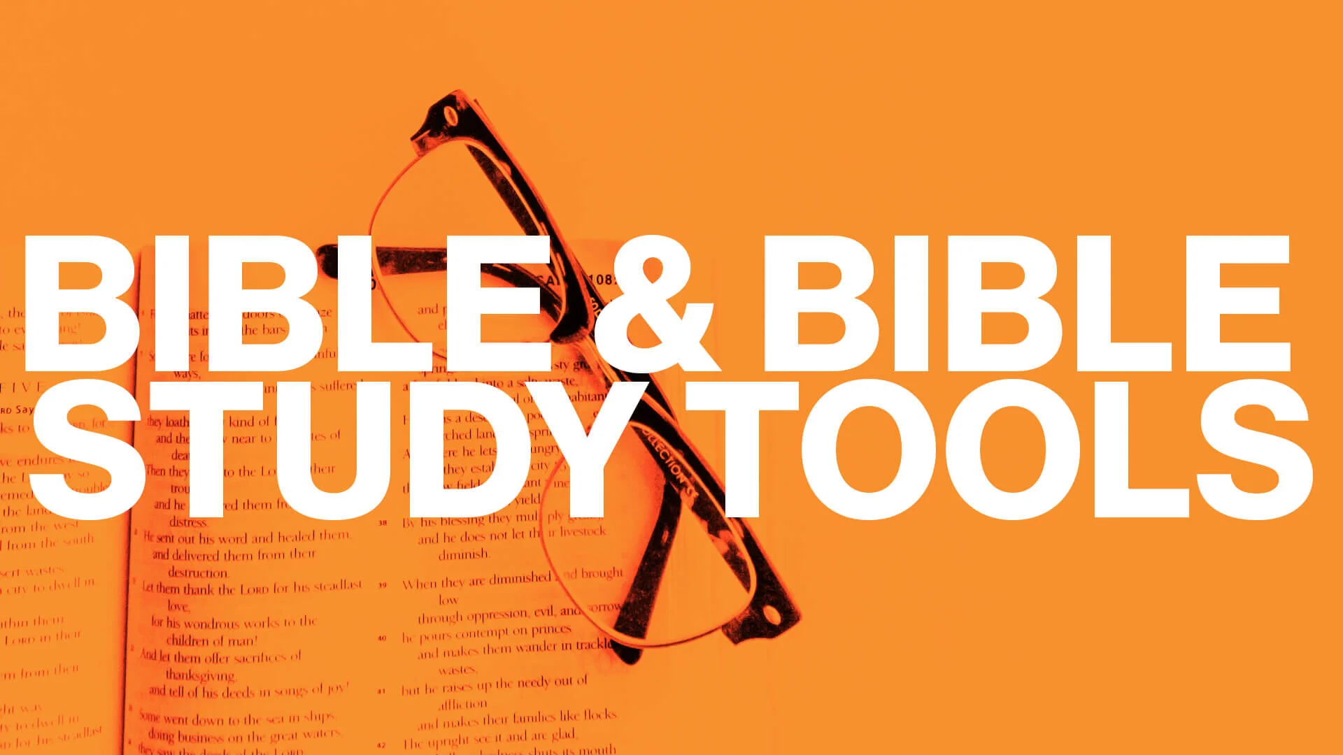 Bible &amp; Bible Study Tools
