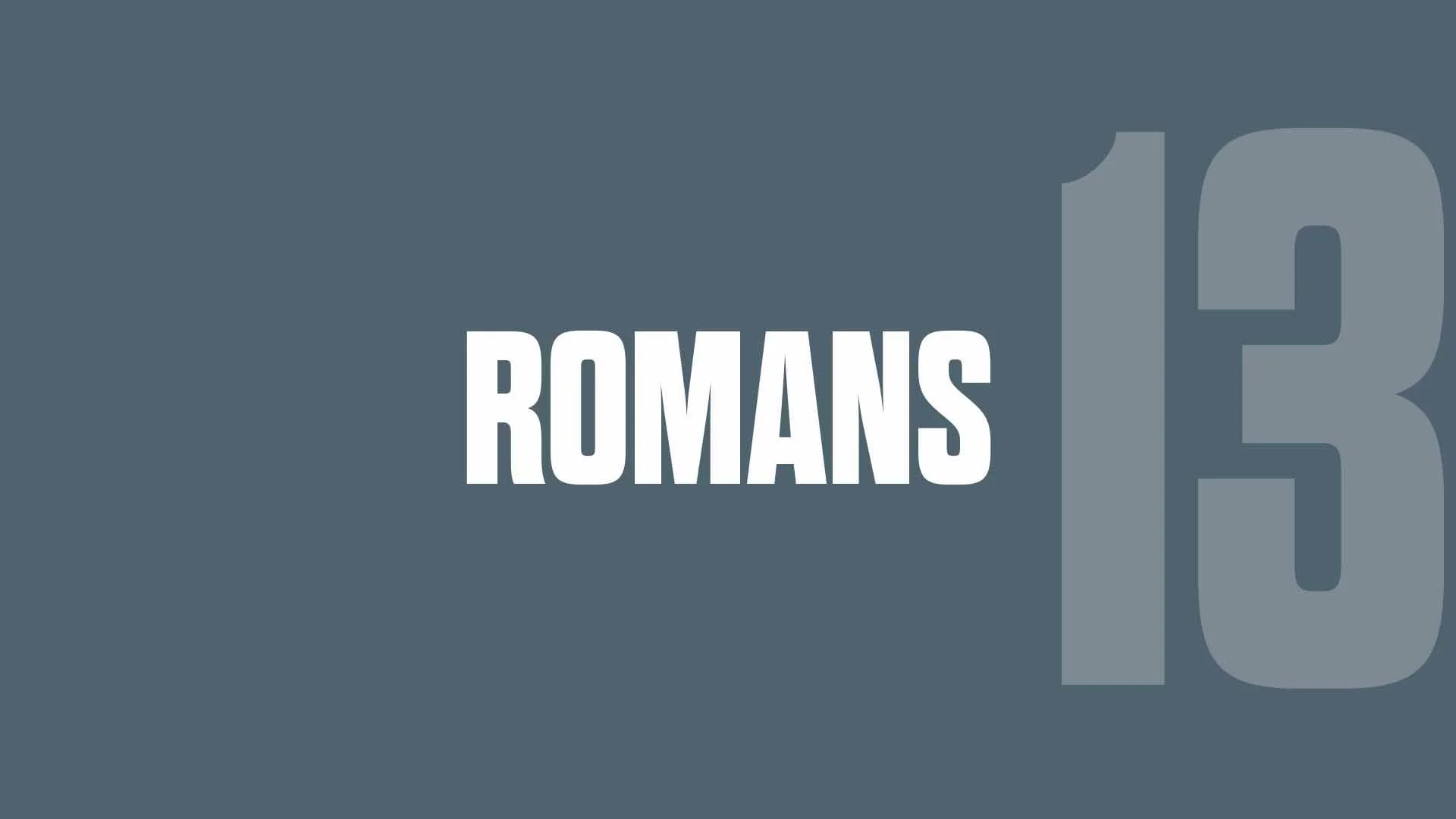Romans 13