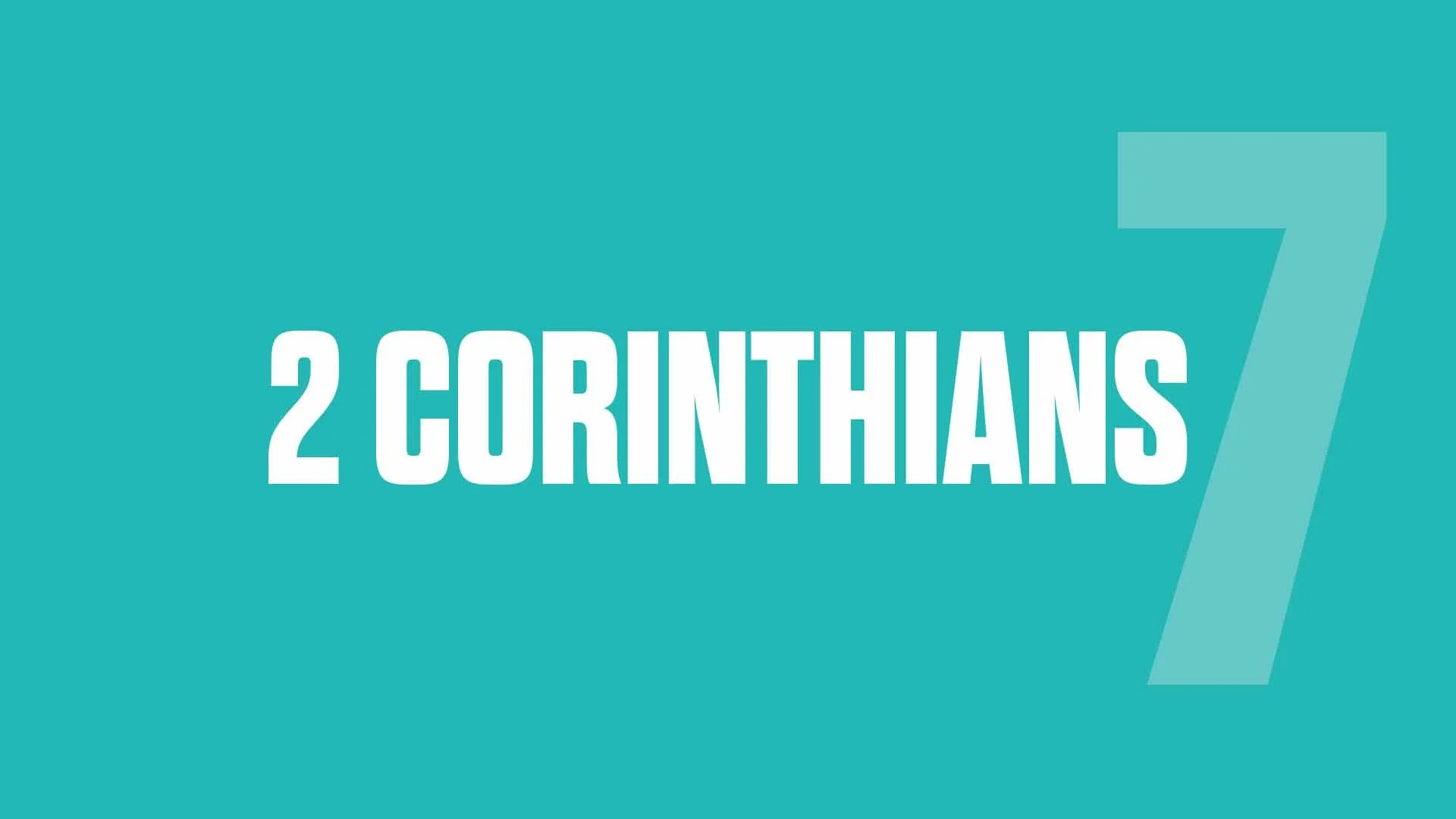 2 Corinthians 7