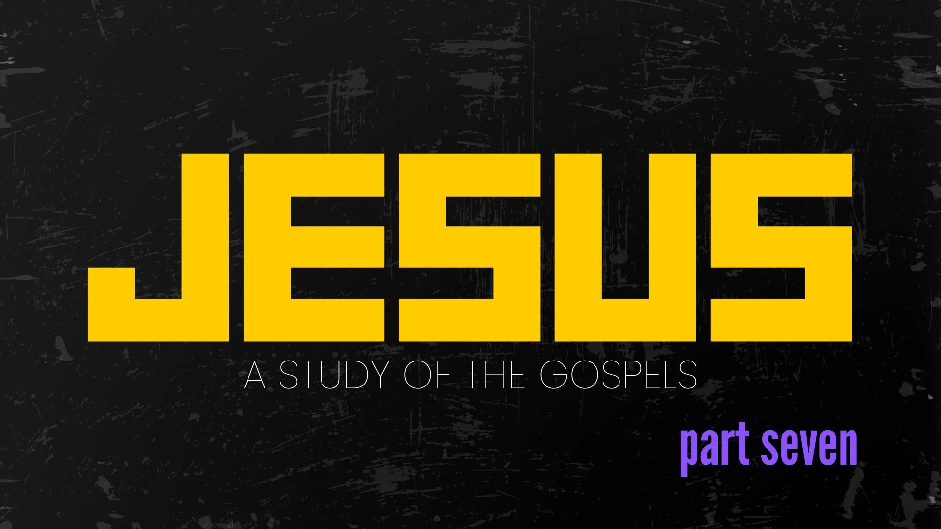 The Sufficiency of Jesus