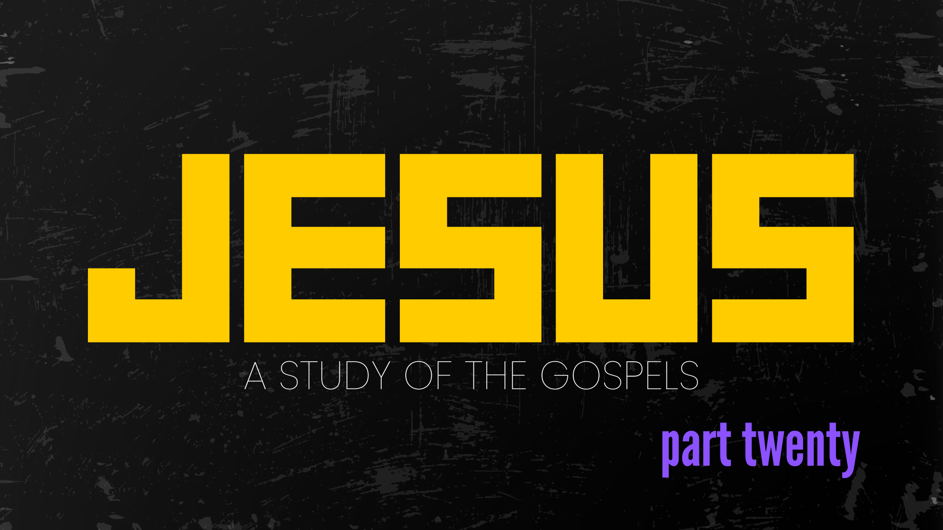 The Healing of Jesus