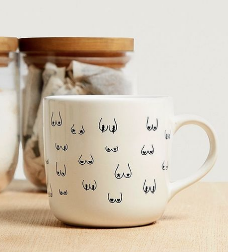 boob mug