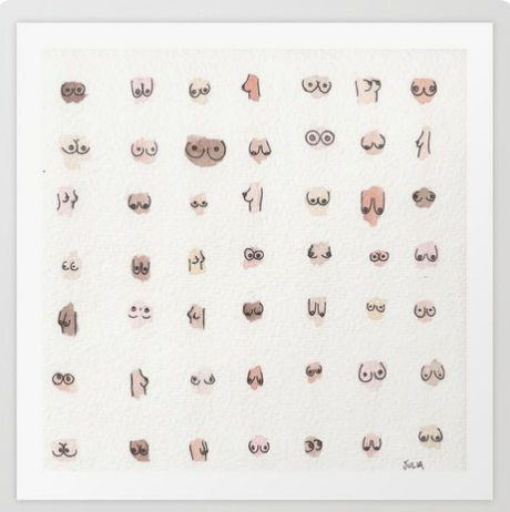 boob art