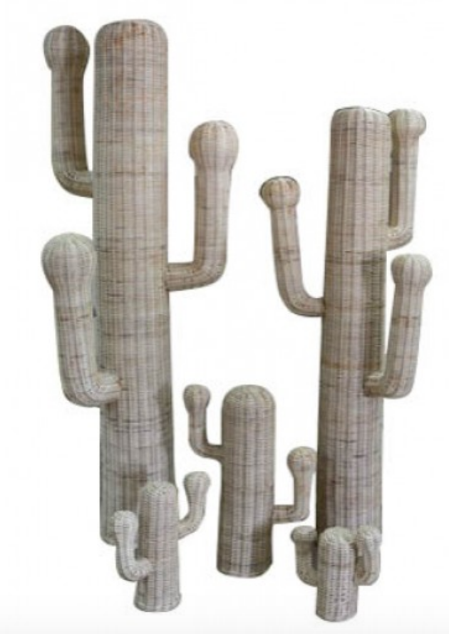 Woven Cactus Statue- This whole family is from Lulu and Georgia