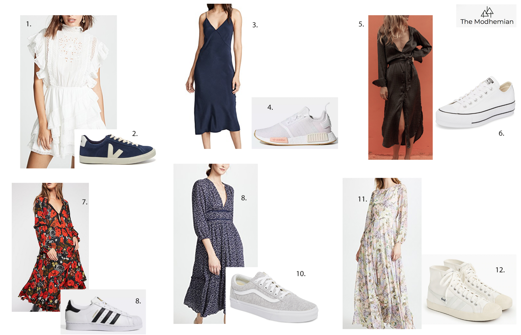 Post- The Modhemian Dresses with Sneakers- My TomBoy Heart Just Skipped a  Beat — The Modhemian