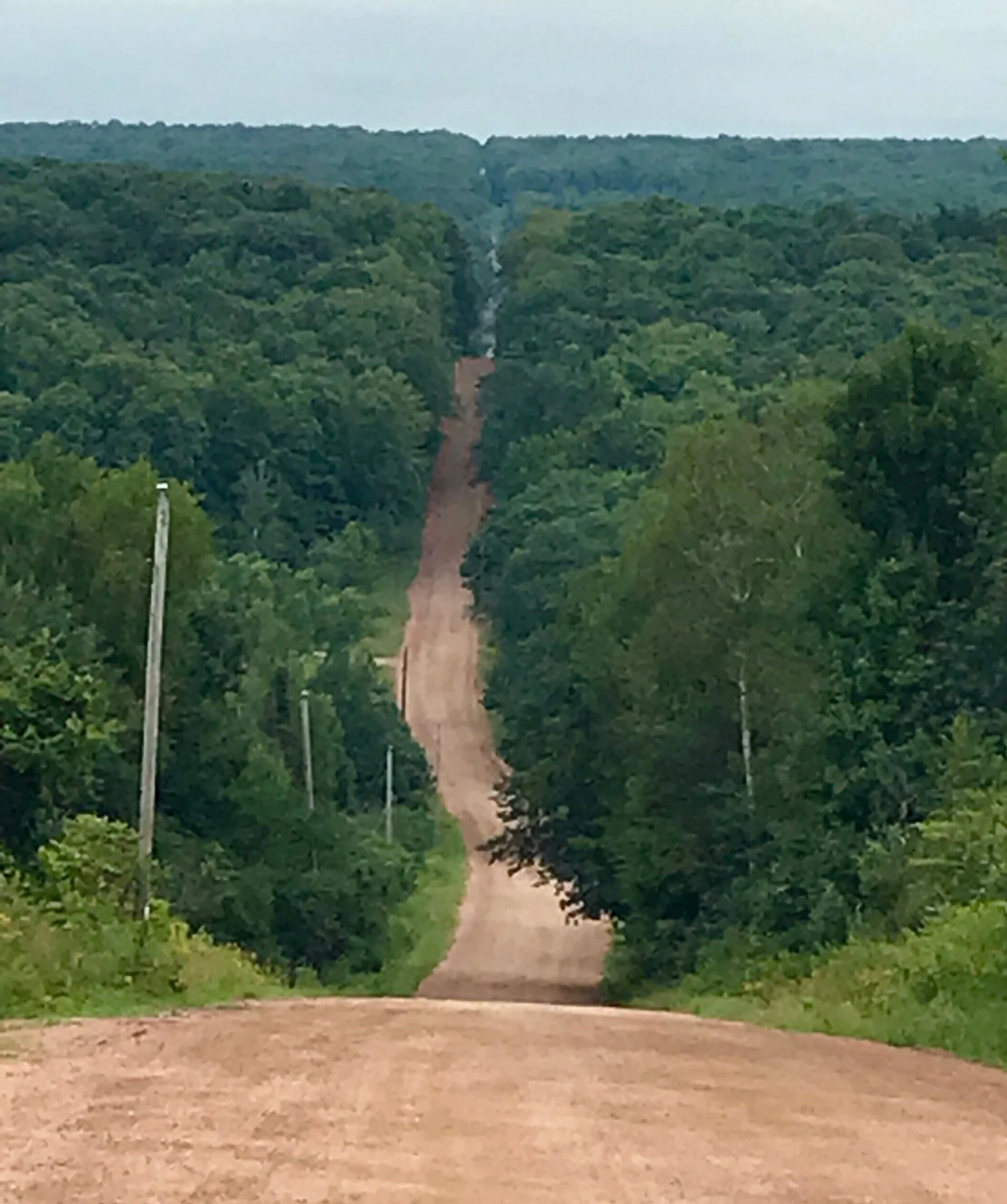 Gravel racers will experience several hills throughout the course, including Brokaw's Billy Goat Hill.
