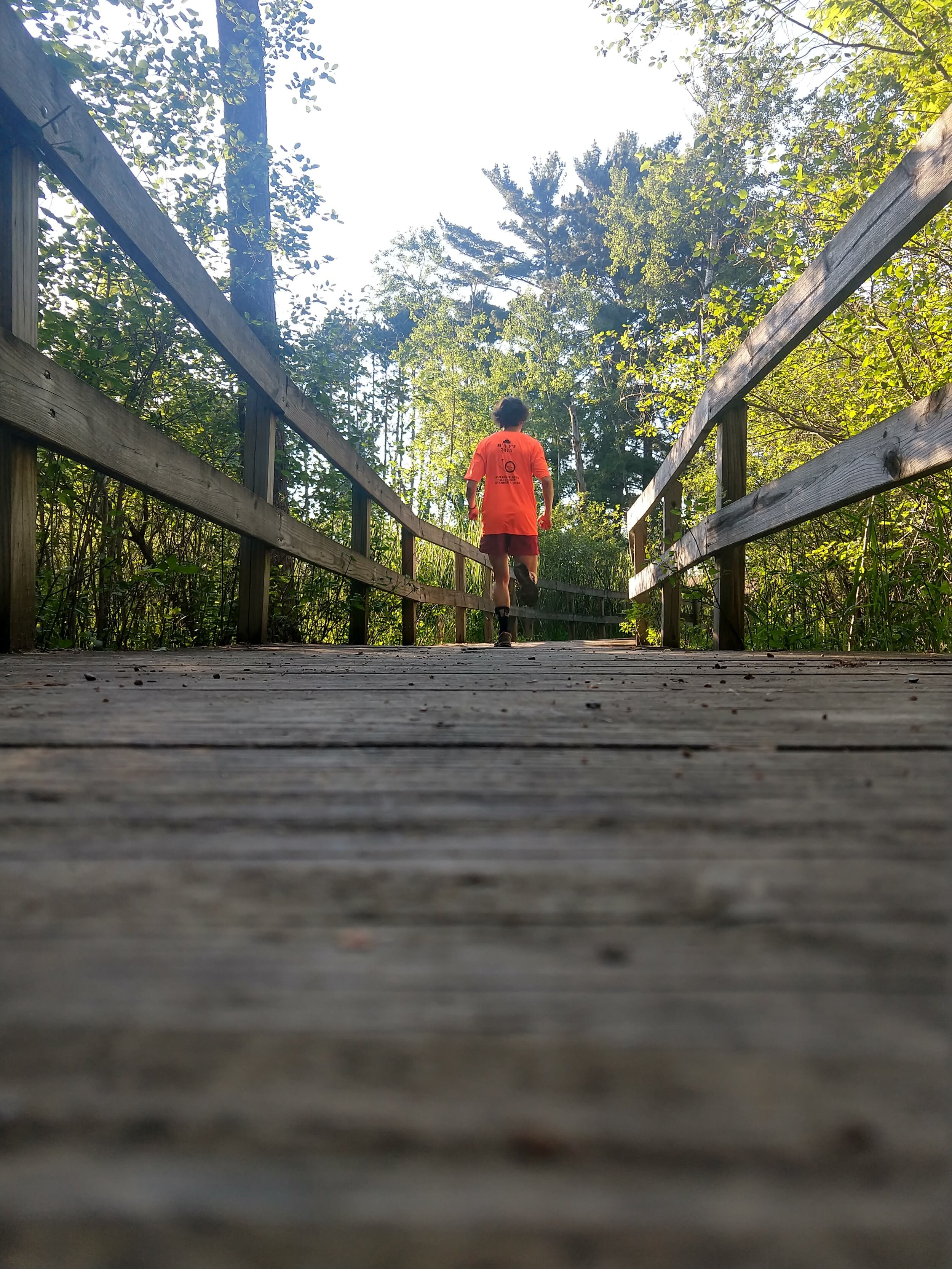 Gravel trail run