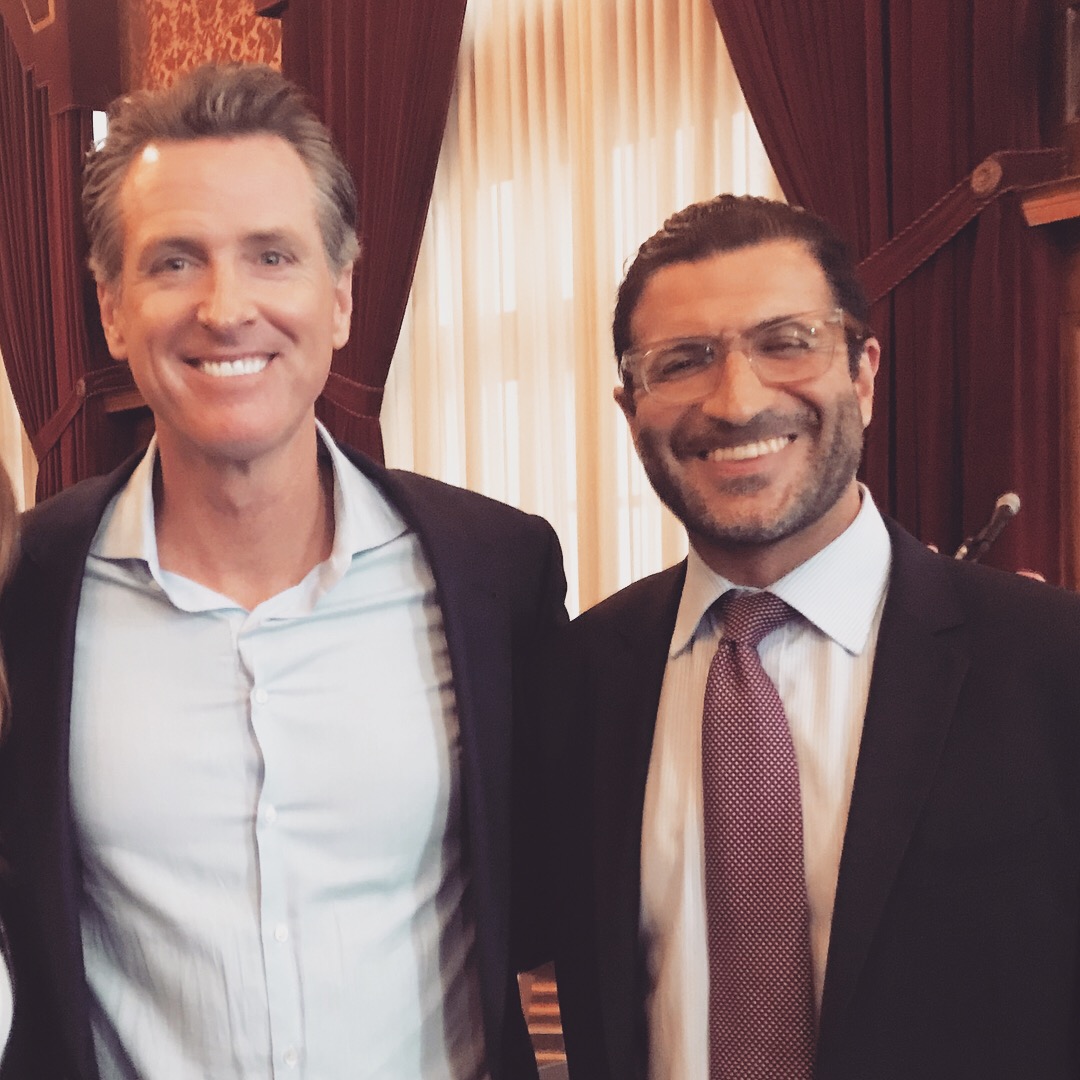Meeting with California Governor Candidate Gavin Newsom