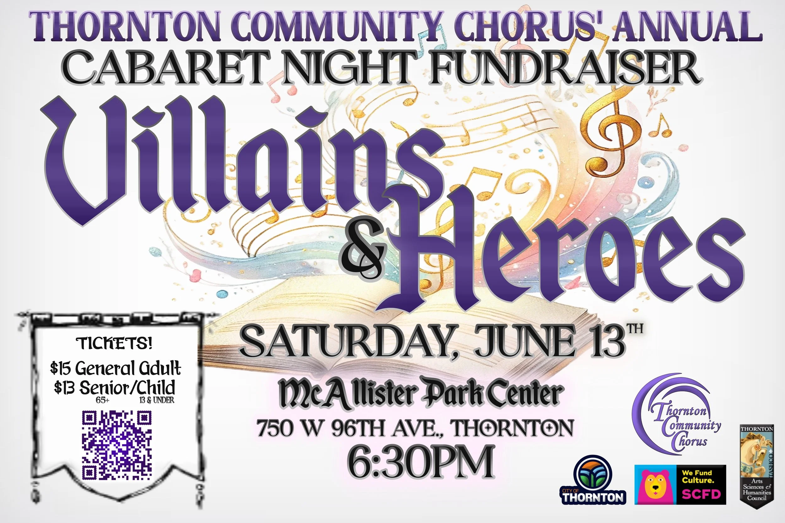 Cabaret Night Fundraiser: "Villains and Heroes"
