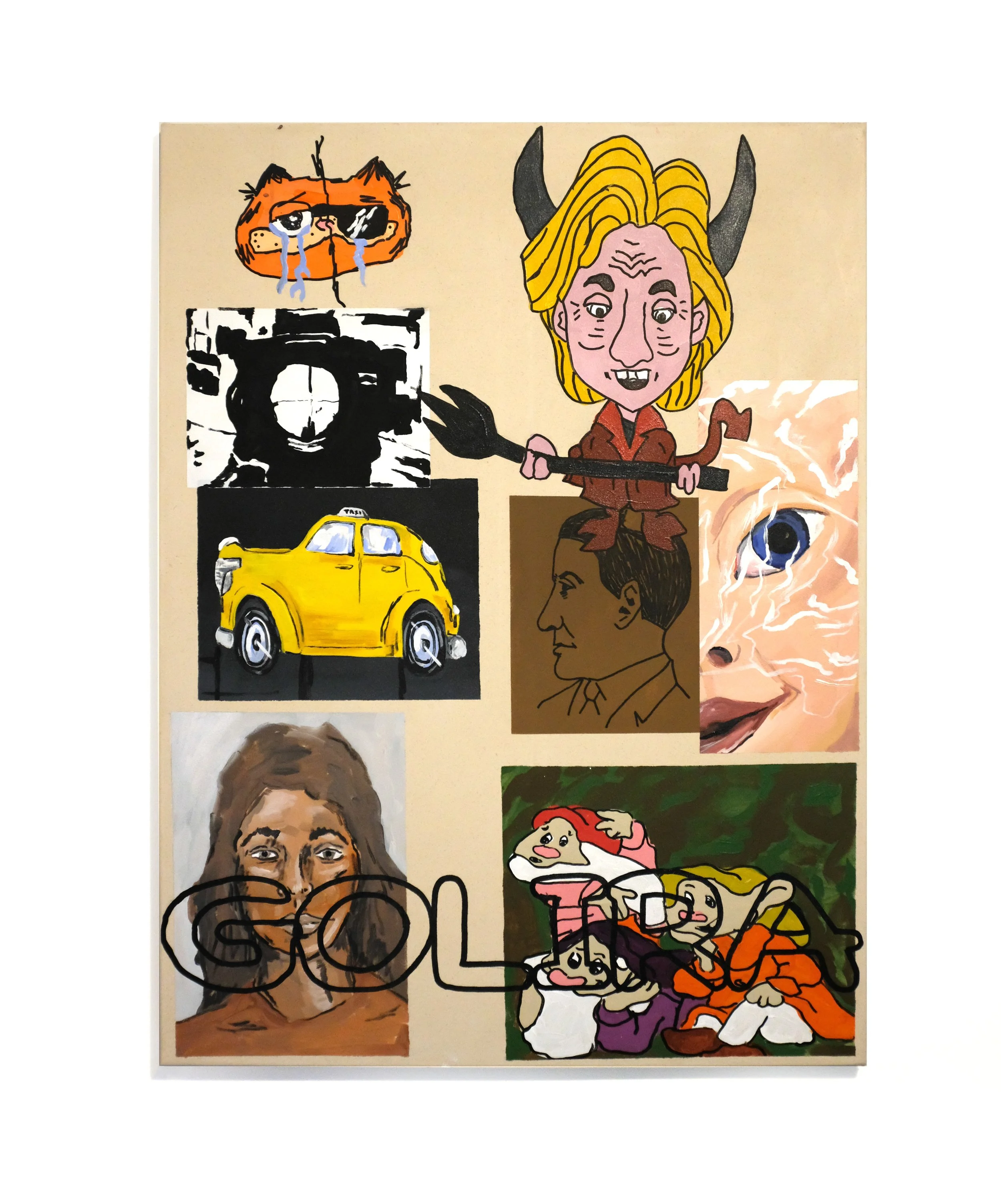  Acrylic, Flashe on Canvas, 48” x 36” 