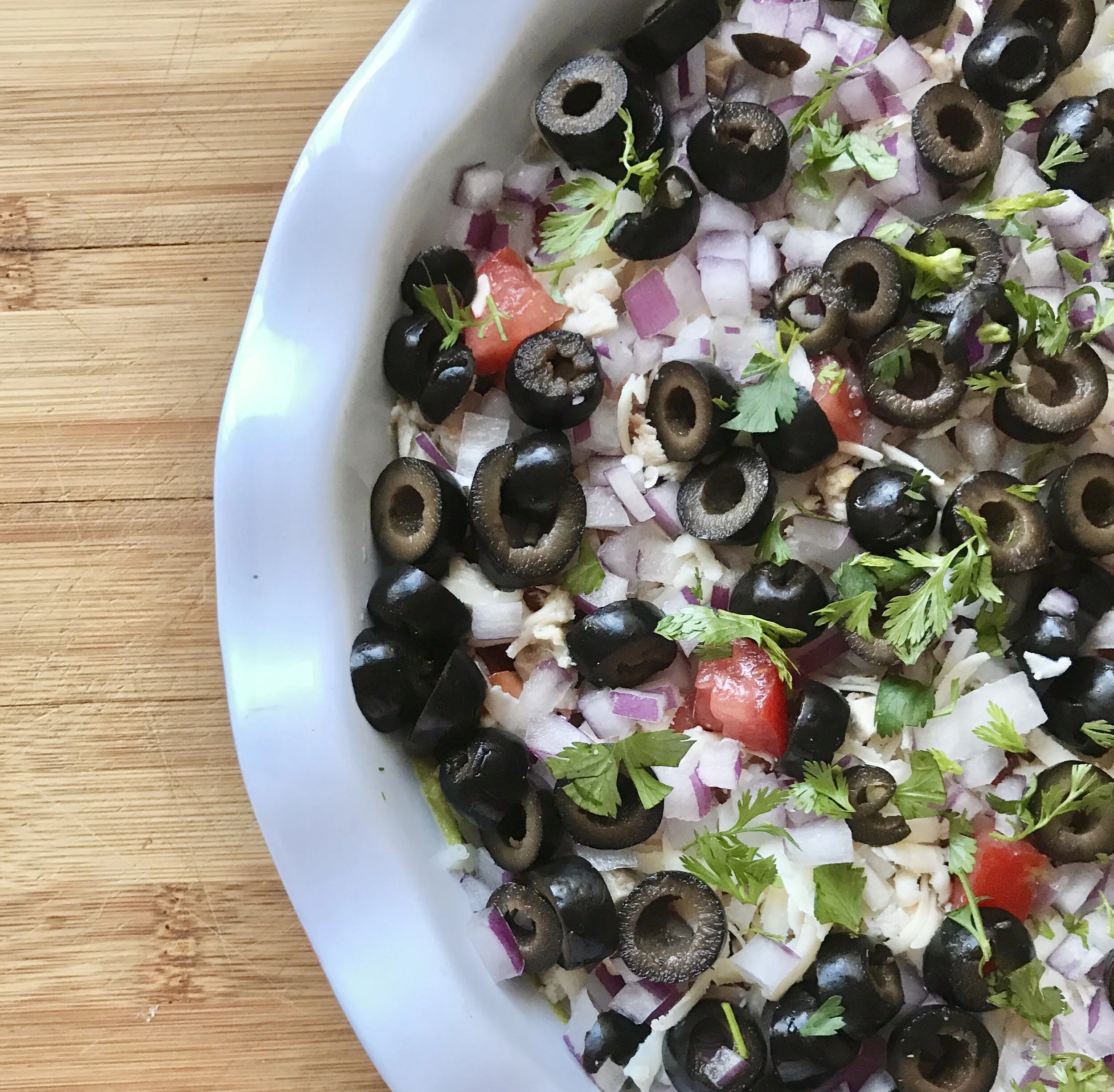 Southwestern Greek Yogurt Layer Dip