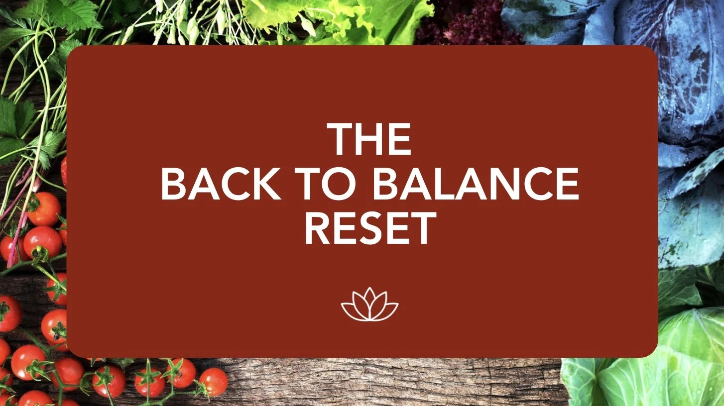 Back to Balance Reset MINI COURSE