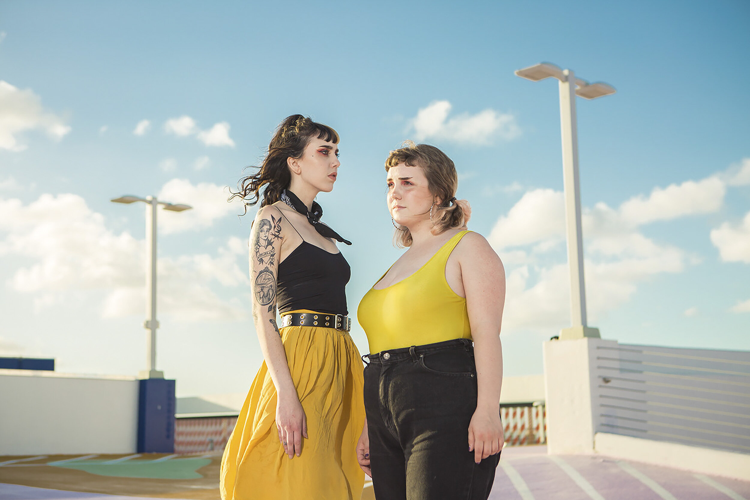 Eden and Emma in the Miami Design District