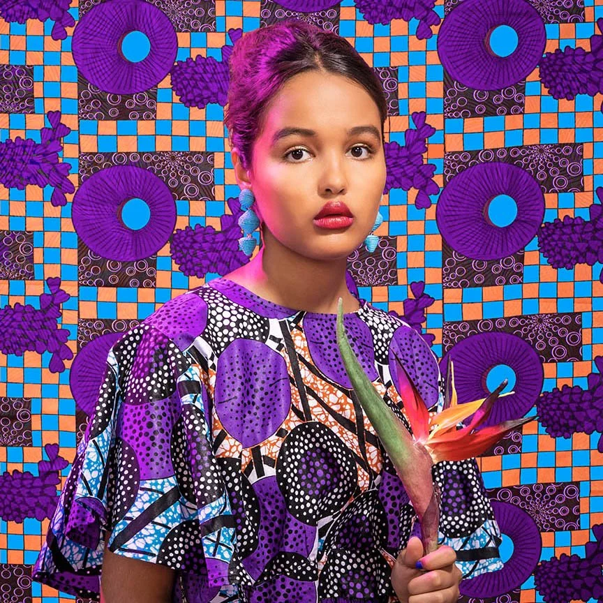 Caribbean Chromatic Kaleidoscope Portraits