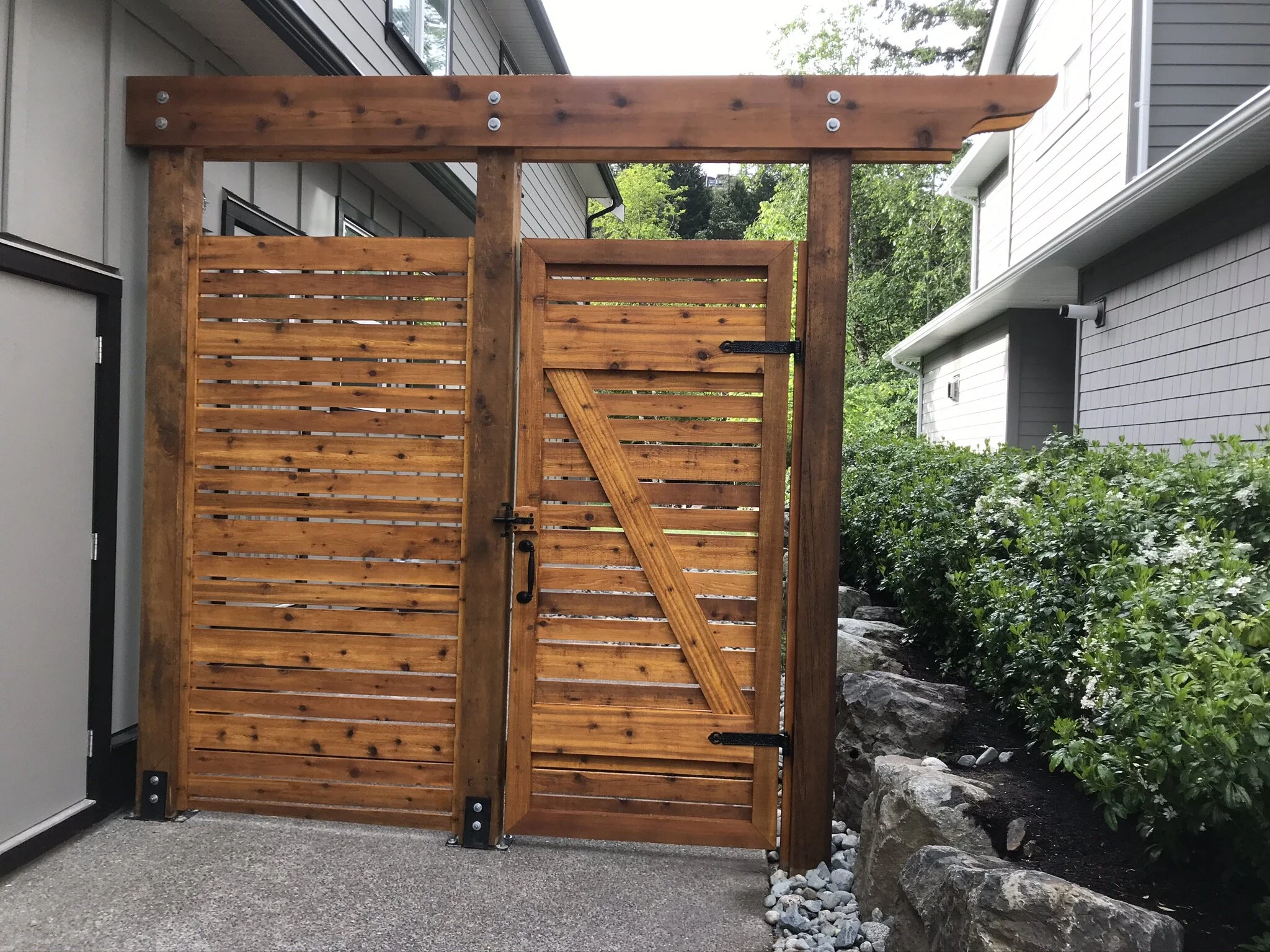 Custom Gate | Victoria BC | Bam's Fencing