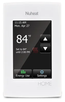 Home Thermostat: Similar to the Signature thermostat without WiFi capabilities, energy usage and, outdoor temperature displays.