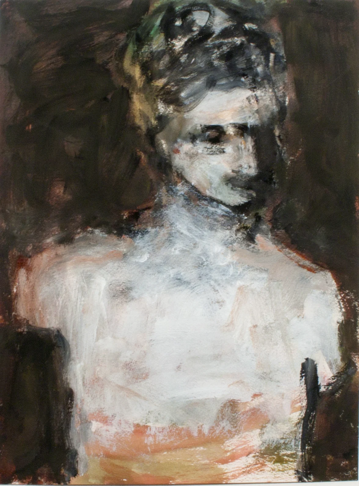 Hermes , 1996 Acrylic on rag 16 x 12 inches