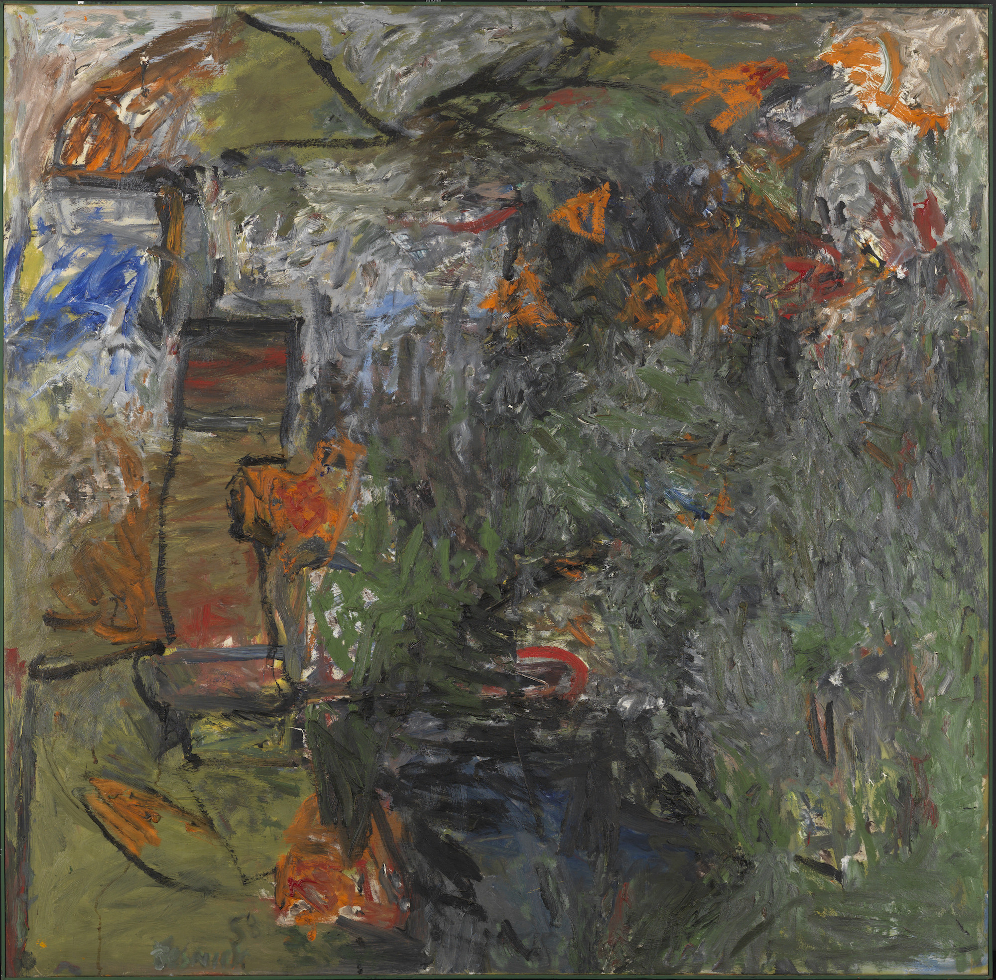 Milton Resnick Music Lesson , 1958 Oil on canvas 67 x 68 inches